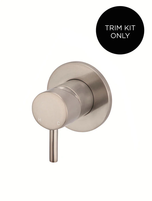 Meir Round Wall Mixer Short Pin–lever Trim Kit (In-wall Body Not Included)