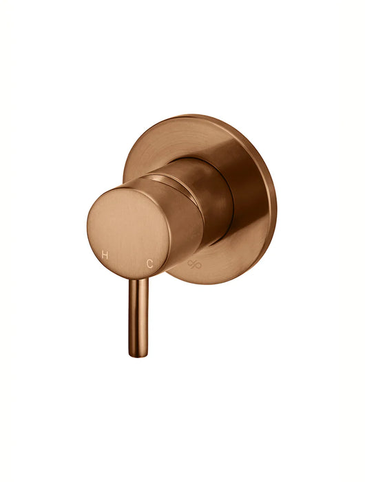 Meir Round Wall Mixer Short Pin–lever Trim Kit (In-wall Body Not Included)