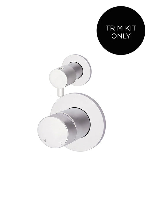 Meir Round Diverter Mixer Pinless Handle Trim Kit (In-wall Body Not Included)