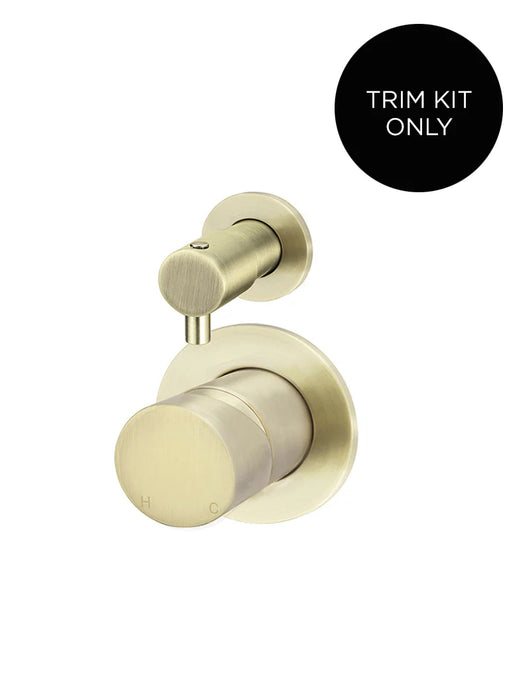 Meir Round Diverter Mixer Pinless Handle Trim Kit (In-wall Body Not Included)