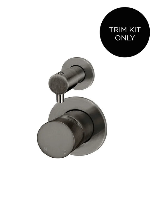 Meir Round Diverter Mixer Pinless Handle Trim Kit (In-wall Body Not Included)