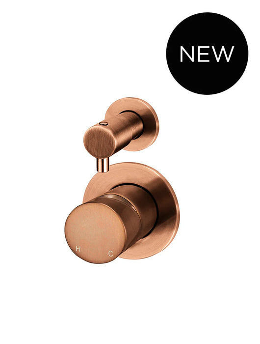 Meir Round Diverter Mixer Pinless Handle Trim Kit (In-wall Body Not Included)