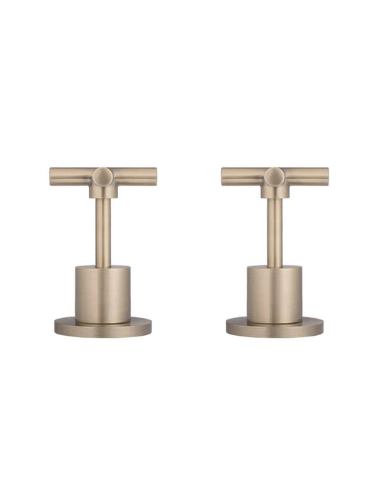 Meir Round Cross Handle Jumper Valve Wall Top Assemblies