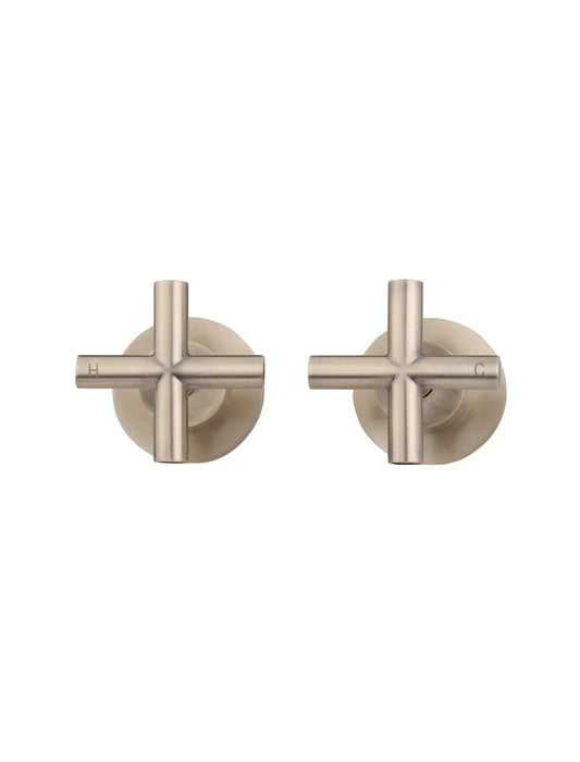 Meir Round Cross Handle Jumper Valve Wall Top Assemblies