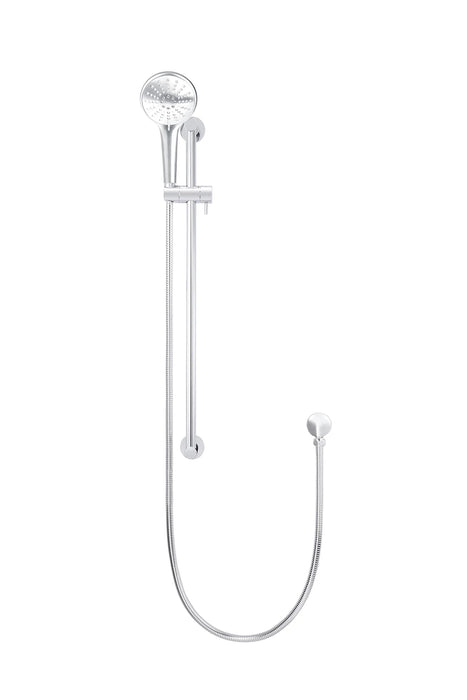 Meir Round Three Function Hand Shower on Rail Column