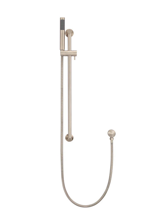 Meir Round Hand Shower on Rail Column