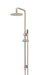 Meir Round Combination Shower Rail, 200mm Rose, Single Function Hand Shower