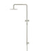 Meir Round Combination Shower Rail, 200mm Rose, Single Function Hand Shower