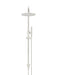 Meir Round Combination Shower Rail, 200mm Rose, Single Function Hand Shower