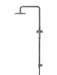 Meir Round Combination Shower Rail, 200mm Rose, Single Function Hand Shower