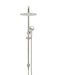 Meir Round Combination Shower Rail 300mm Rose, Three Function Hand Shower