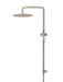 Meir Round Combination Shower Rail, 300mm Rose, Single Function Hand Shower