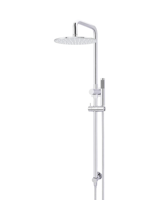 Meir Round Combination Shower Rail, 300mm Rose, Single Function Hand Shower