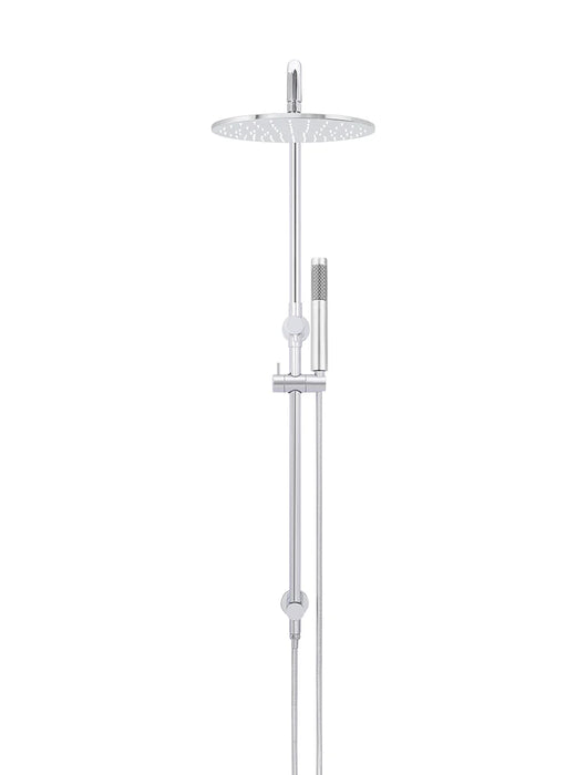 Meir Round Combination Shower Rail, 300mm Rose, Single Function Hand Shower