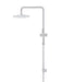 Meir Round Combination Shower Rail, 300mm Rose, Single Function Hand Shower
