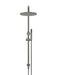 Meir Round Combination Shower Rail, 300mm Rose, Single Function Hand Shower