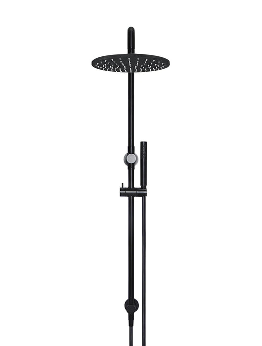 Meir Round Combination Shower Rail, 300mm Rose, Single Function Hand Shower