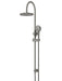 Meir Round Gooseneck Shower Set with 200mm rose, Three-Function Hand Shower