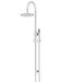 Meir Round Gooseneck Shower Set with 200mm Rose, Single-Function Hand Shower