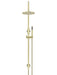 Meir Round Gooseneck Shower Set with 200mm Rose, Single-Function Hand Shower