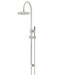 Meir Round Gooseneck Shower Set with 200mm Rose, Single-Function Hand Shower