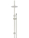 Meir Round Gooseneck Shower Set with 200mm Rose, Single-Function Hand Shower