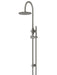 Meir Round Gooseneck Shower Set with 200mm Rose, Single-Function Hand Shower