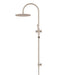 Meir Round Gooseneck Shower Set with 300mm Rose, Three-Function Hand Shower