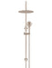 Meir Round Gooseneck Shower Set with 300mm Rose, Three-Function Hand Shower