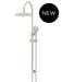 Meir Round Gooseneck Shower Set with 300mm Rose, Three-Function Hand Shower