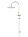 Meir Round Gooseneck Shower Set with 300mm Rose, Three-Function Hand Shower
