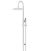 Meir Round Gooseneck Shower Set with 300mm Rose, Single-Function Hand Shower