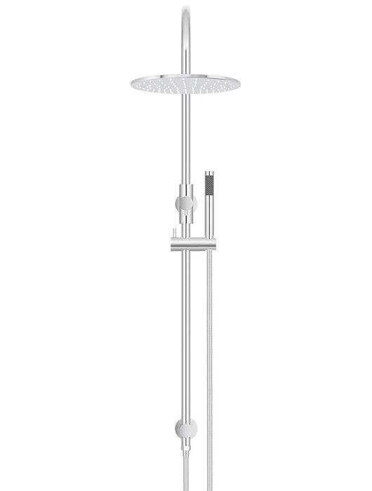 Meir Round Gooseneck Shower Set with 300mm Rose, Single-Function Hand Shower