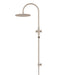 Meir Round Gooseneck Shower Set with 300mm Rose, Single-Function Hand Shower