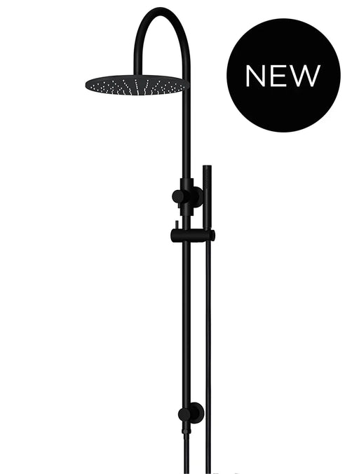 Meir Round Gooseneck Shower Set with 300mm Rose, Single-Function Hand Shower