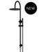 Meir Round Gooseneck Shower Set with 300mm Rose, Single-Function Hand Shower