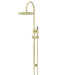 Meir Round Gooseneck Shower Set with 300mm Rose, Single-Function Hand Shower