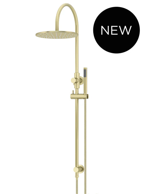 Meir Round Gooseneck Shower Set with 300mm Rose, Single-Function Hand Shower