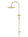 Meir Round Gooseneck Shower Set with 300mm Rose, Single-Function Hand Shower