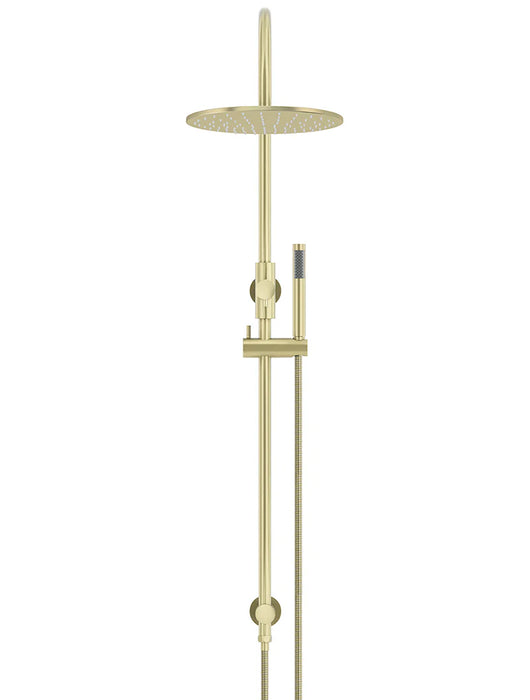 Meir Round Gooseneck Shower Set with 300mm Rose, Single-Function Hand Shower