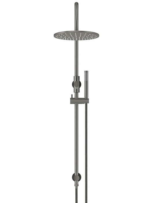 Meir Round Gooseneck Shower Set with 300mm Rose, Single-Function Hand Shower