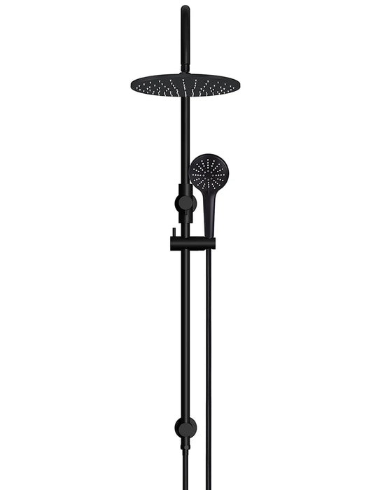 Meir Round Gooseneck Shower Set with 300mm Rose, Three-Function Hand Shower