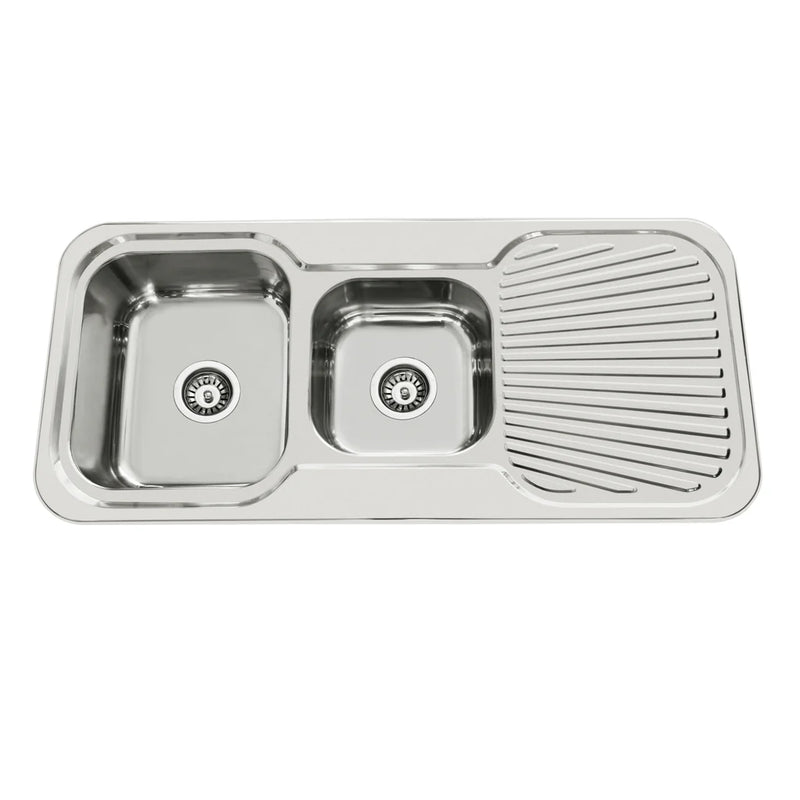Suprema 1 & 3/4 bowl single drainer