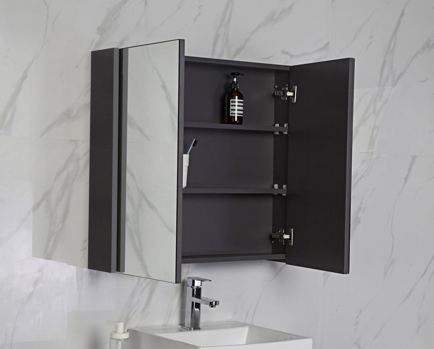 Aulic SHAVING CABINET WITHOUT SIDE BOARDS 1200mm Matte Blck