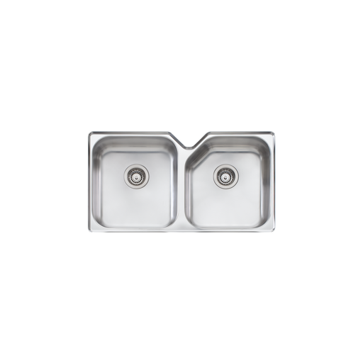 Oliveri Nu-Petite Main & 5-Side Double Bowl Undermount Sink