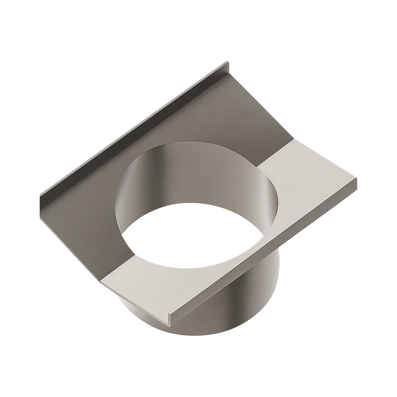 Nero Tile Insert V Channel Floor Grate 80mm Outlet