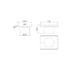 Nero Floor Grate V Channel 80mm Outlet Only