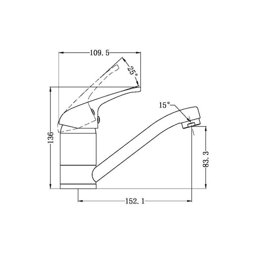 Nero Classic Swivel Basin Mixer
