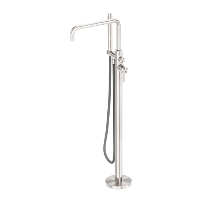 Nero Zen SS316L Freestanding Bath Mixer With Outdoor Shower Hose