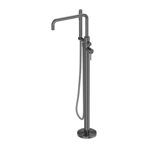 Nero Zen SS316L Freestanding Bath Mixer With Outdoor Shower Hose